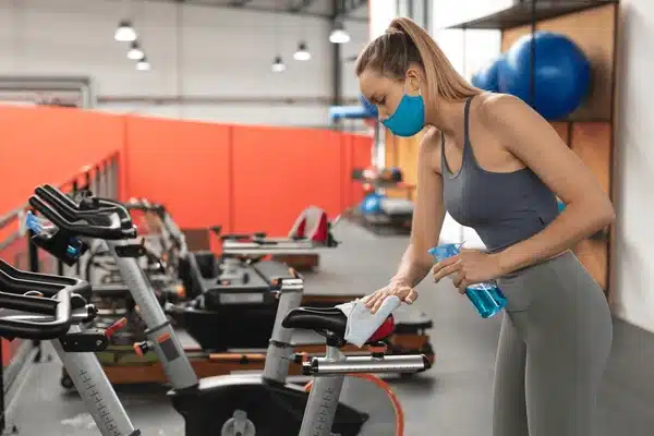 Disinfecting Gym Equipment